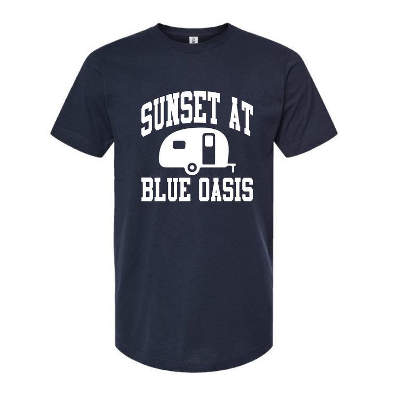 The Sunset Arch | Navy Oversized Tee