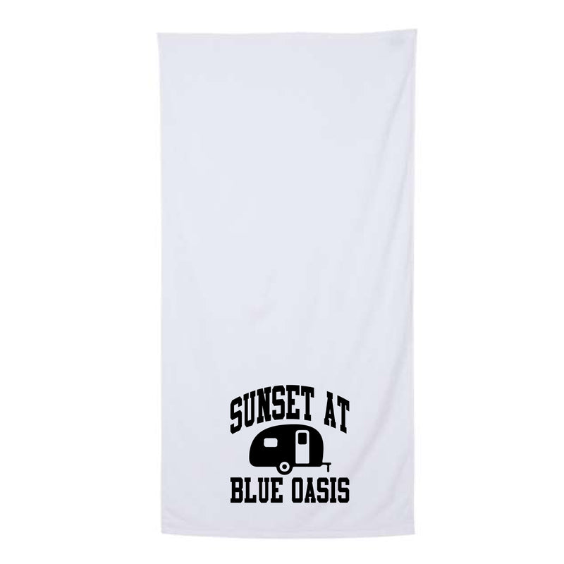 The Sunset Arch | White Beach Towel