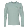 The Support Local Icons | Adult Heather Dusty Blue Long Sleeve