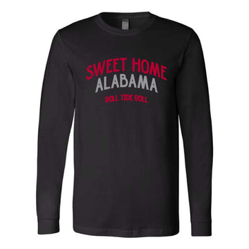 The Sweet Home Alabama RTR Arch | Black Long Sleeve Tee