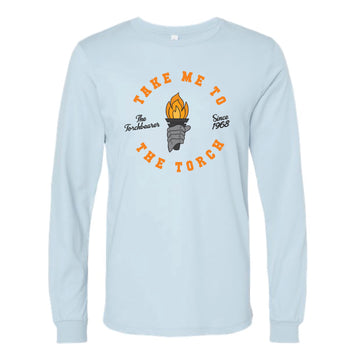 The Take Me to the Torch | Baby Blue Long Sleeve