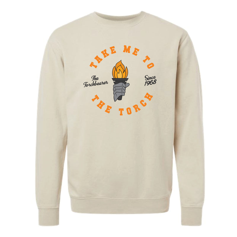 The Take Me to the Torch | Pigment Ivory Sweatshirt
