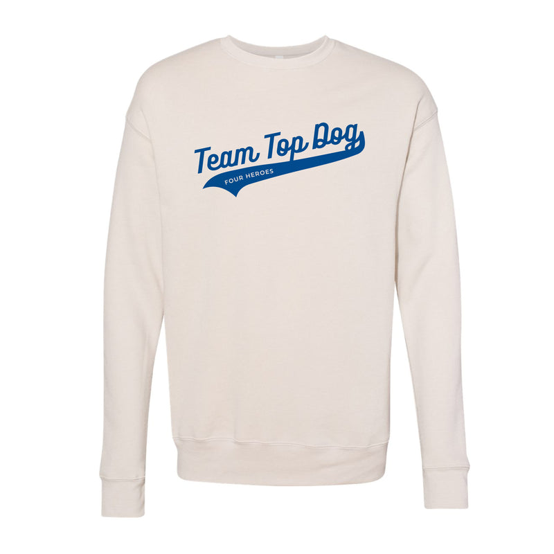 The Team Top Dog | Heather Dust Crewneck Sweatshirt