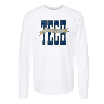 The Tech Banner | White Long Sleeve
