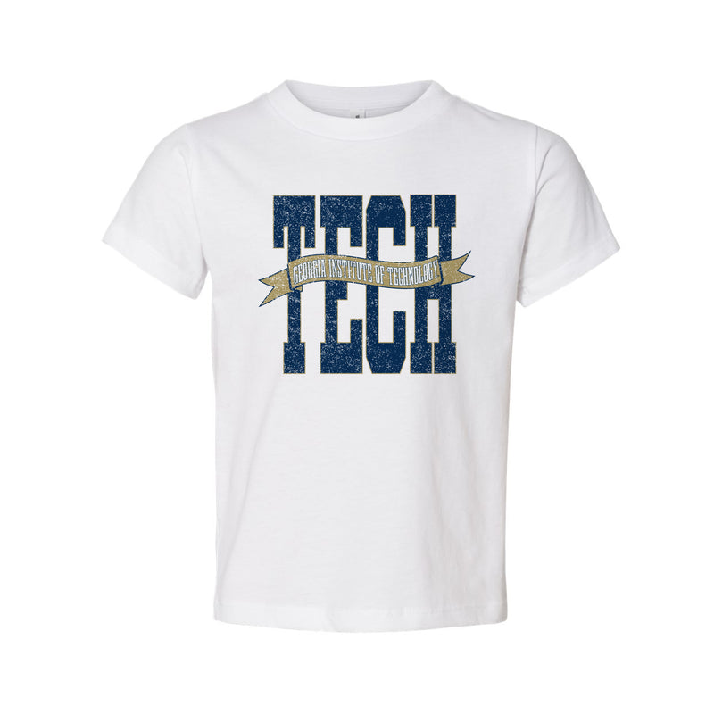 The Tech Banner | Toddler White Tee