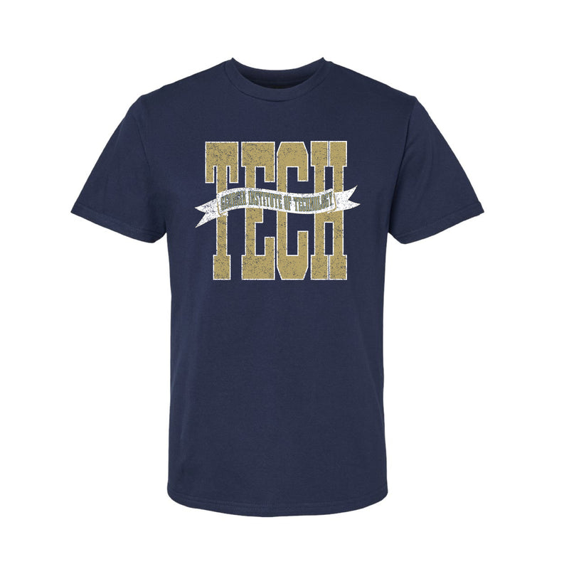 The Tech Banner | Navy Tee