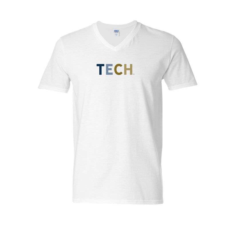 The Tech Multi | White V-Neck Tee