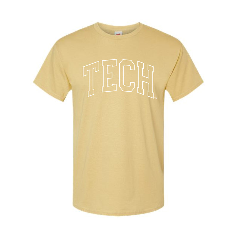 The Tech Outline Arch | Trophy Gold Tee