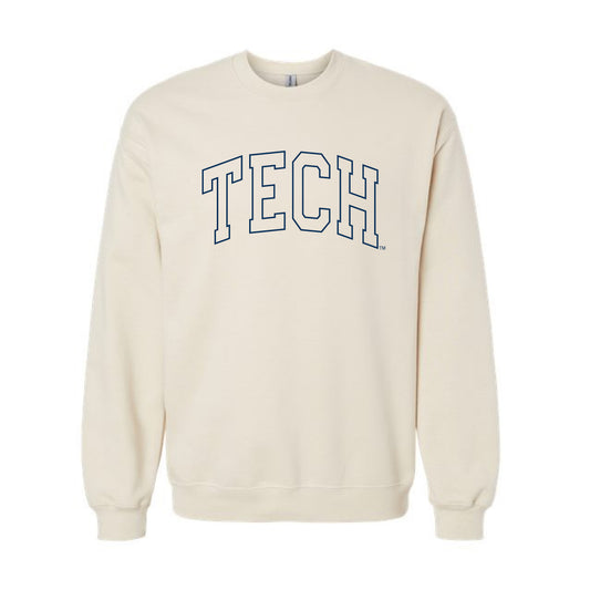 The Tech Outline Arch | Sand Sweatshirt