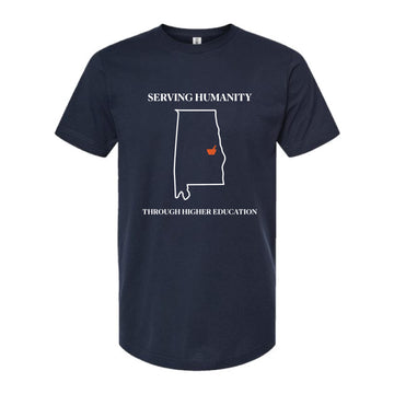The Temple Legacy AU Location | Navy Oversized Tee
