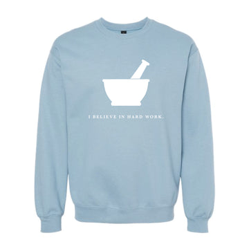 The Temple Legacy Mortar | Stone Blue Crewneck Sweatshirt