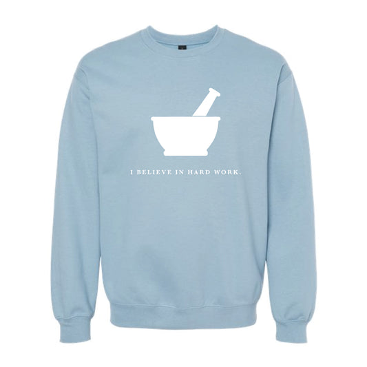 The Temple Legacy Mortar | Stone Blue Crewneck Sweatshirt