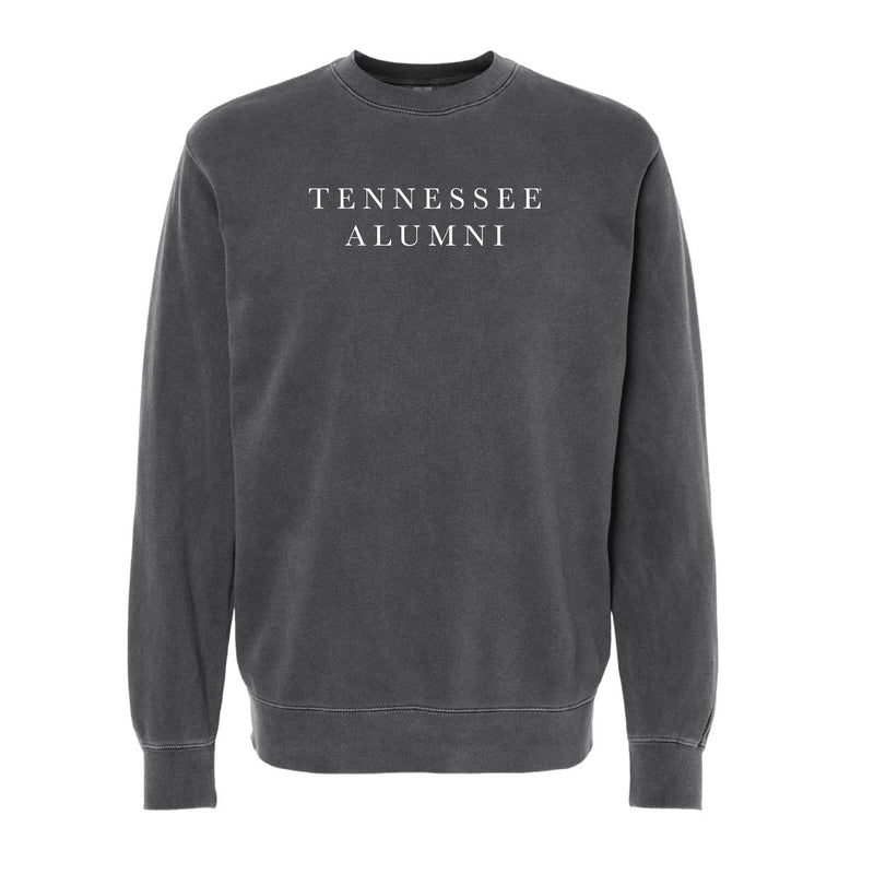 The Tennessee Alumni Serif | Pigment Black Sweatshirt