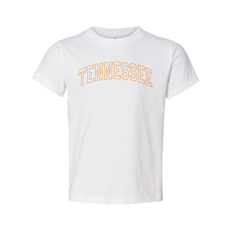 The Tennessee Arch Outline | Toddler White Tee