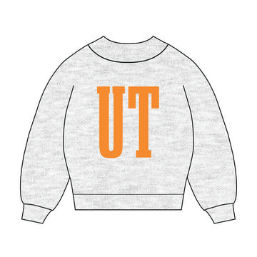 The Madi Varisty Mockneck UT Applique | Ash