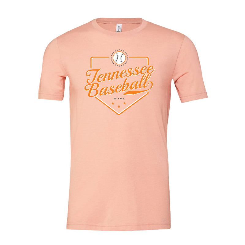 The Tennessee Baseball Plate | Heather Peach Tee