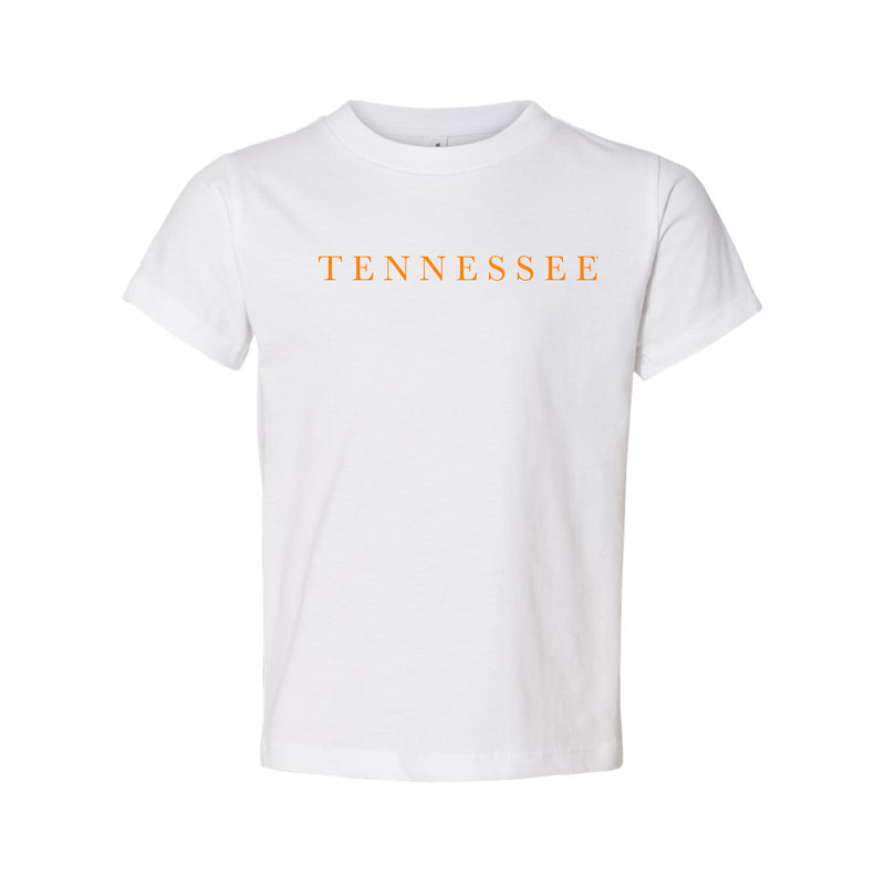 The Tennessee Serif | Toddler White Tee