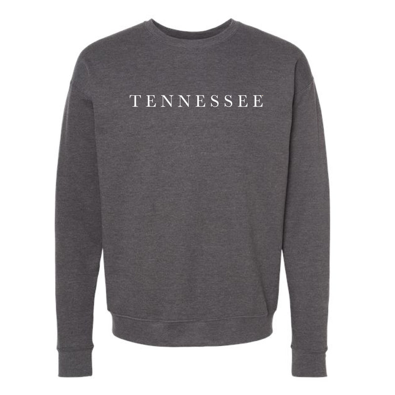 The Tennessee Serif | Heather Charcoal Sweatshirt