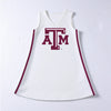 The Texas A&M University | White V-Neck Cheer Dress