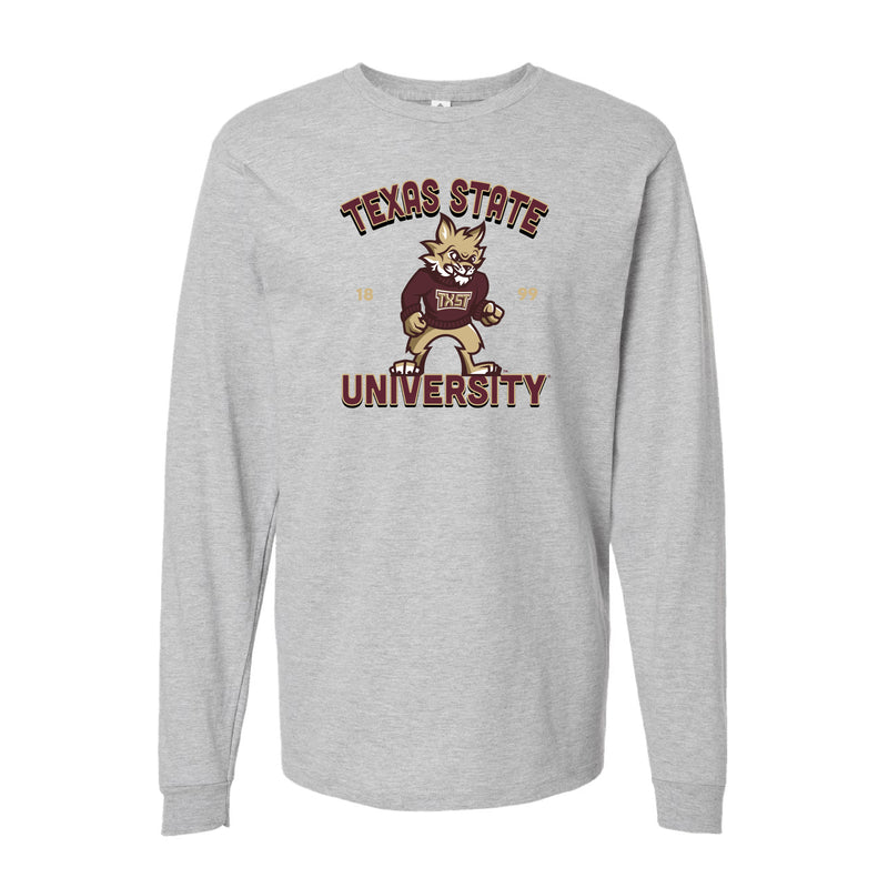 The Texas State University | Heather Grey Long Sleeve