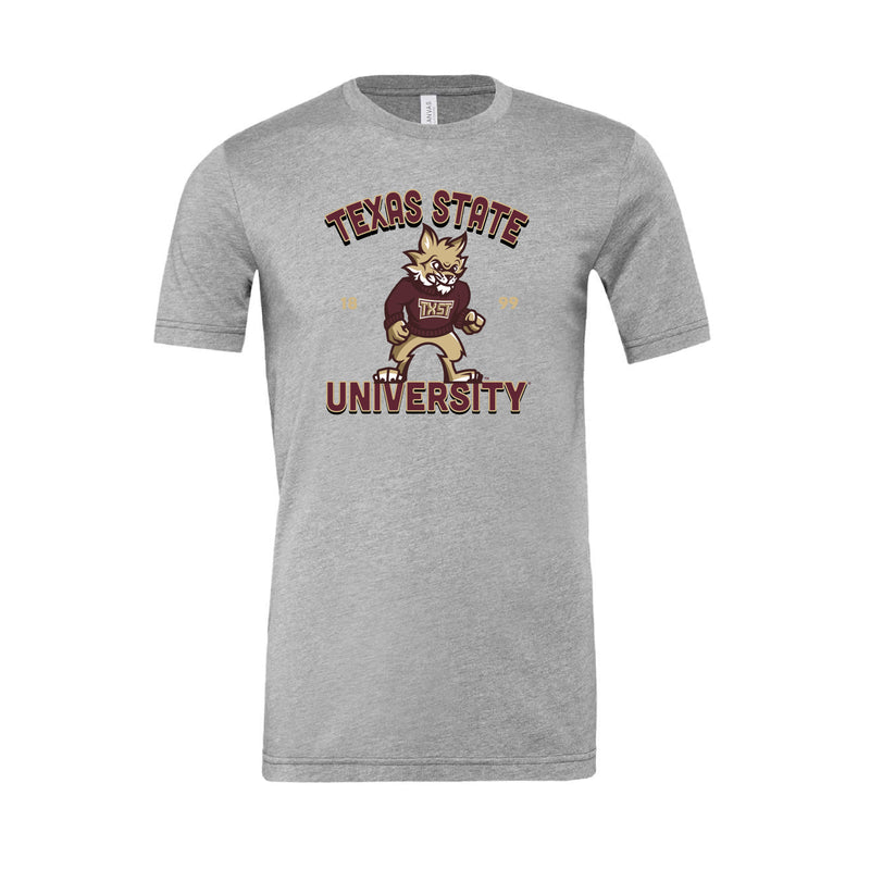 The Texas State University | Athletic Heather Tee