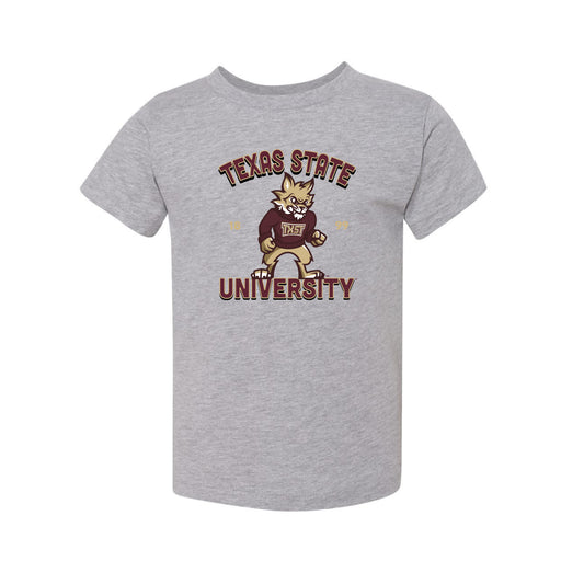 The Texas State University | Toddler Athletic Heather Tee