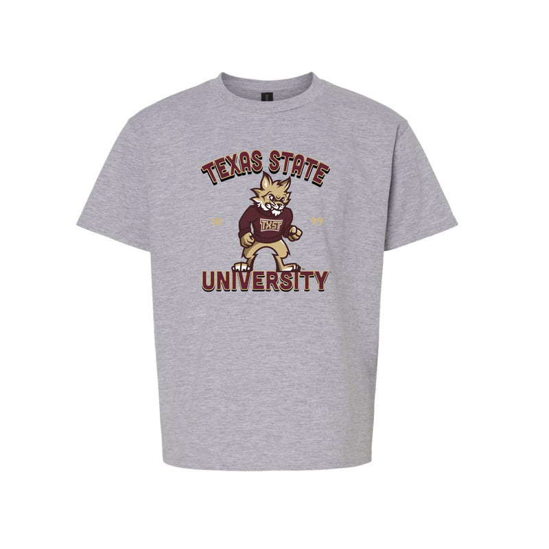 The Texas State University | Youth Sport Grey Tee