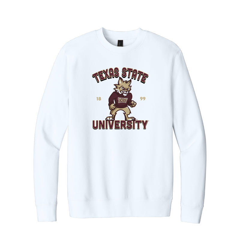 The Texas State University | White Sweatshirt