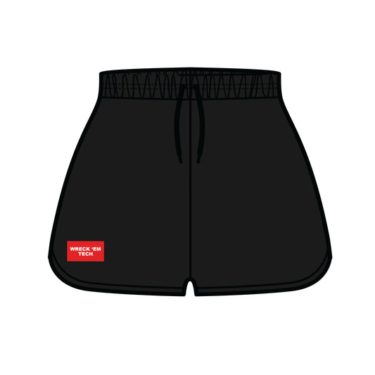 The Kristen Airy Lounge Shorts Wreck 'Em Tech Woven Label | Black