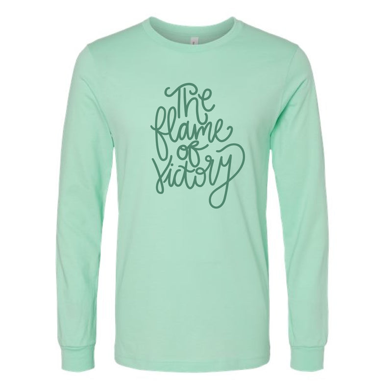 The Flame of Victory Script | Mint Long Sleeve