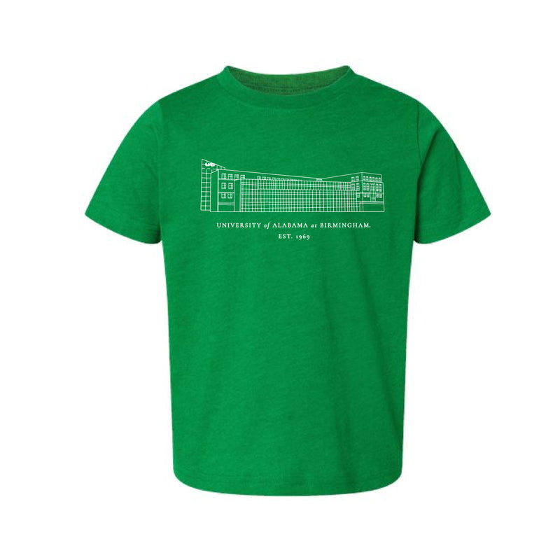 The Hill Student Center UAB | Toddler Vintage Green Tee