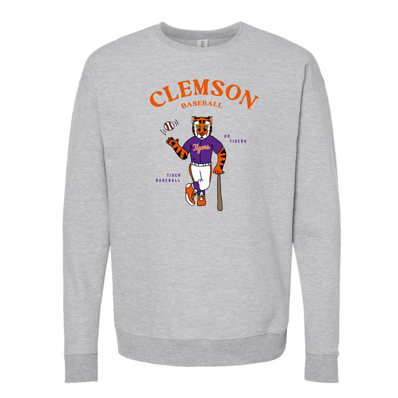 The Clemson Baseball Player | Heather Grey Sweatshirt