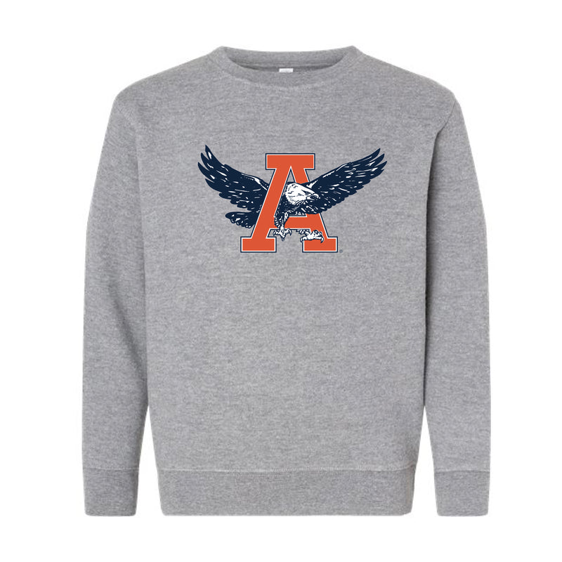 The Auburn Throwback Eagle | Youth Heather Sweatshirt