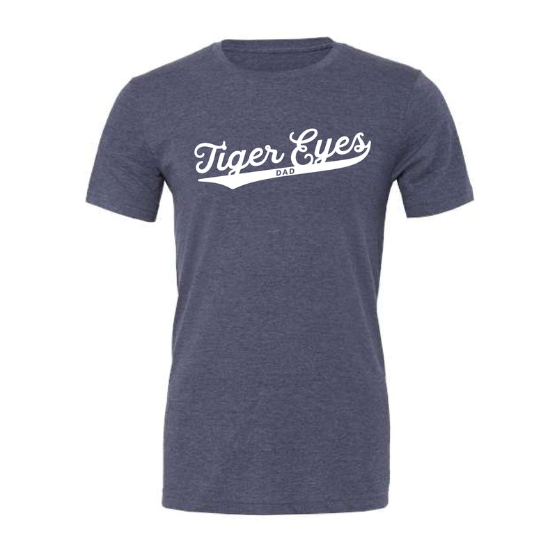 The Tiger Eyes Dad | Heather Navy Tee