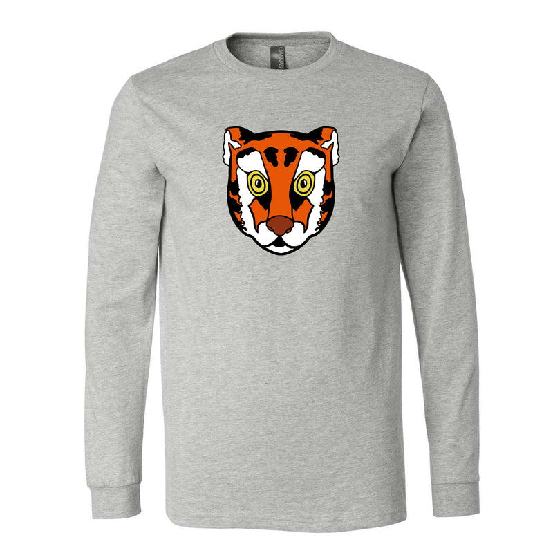 The Tiger Head | Athletic Heather Long Sleeve