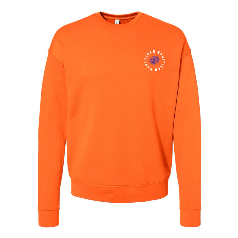 The Tiger Rah Spirit Circle | Orange Sweatshirt