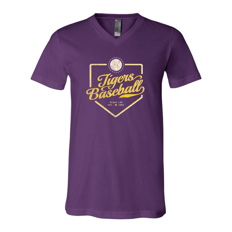 The LSU Baseball Plate | Team Purple V-Neck