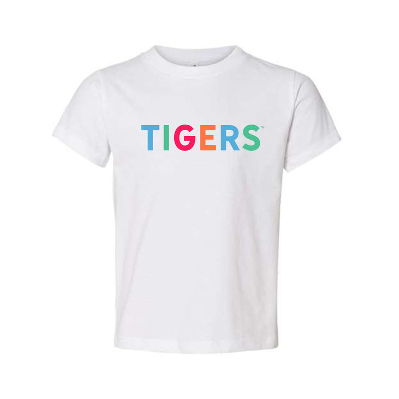 The Tigers Multi | Toddler White Tee