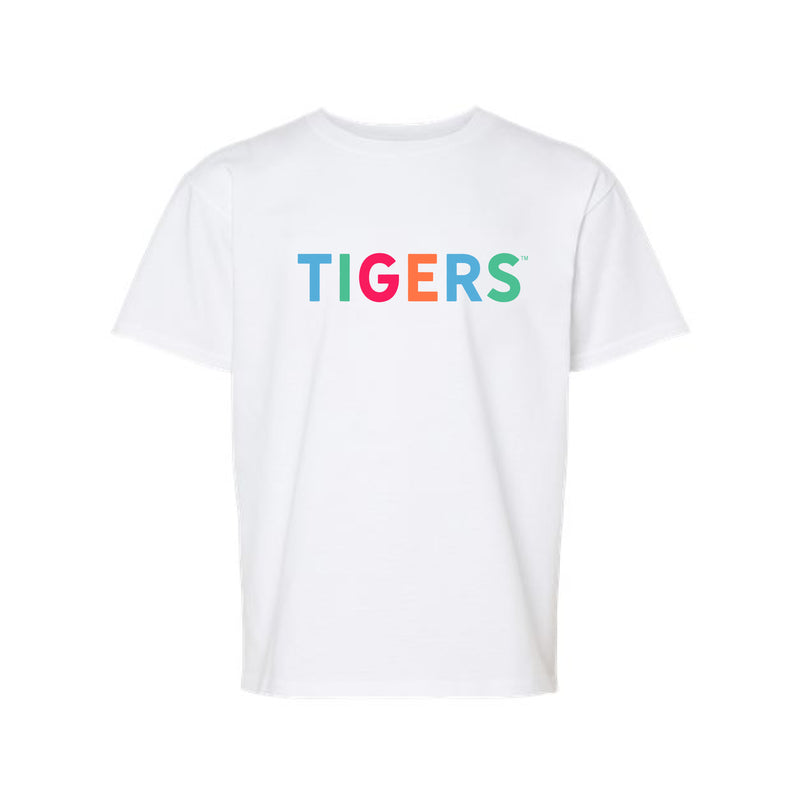 The Tigers Multi | Youth White Tee