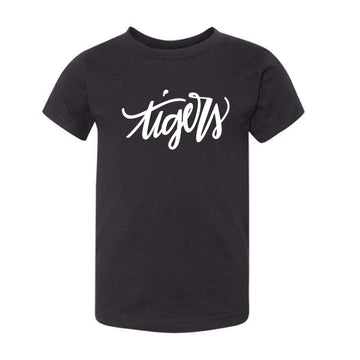 The Tigers Script Missouri | Toddler Black Tee
