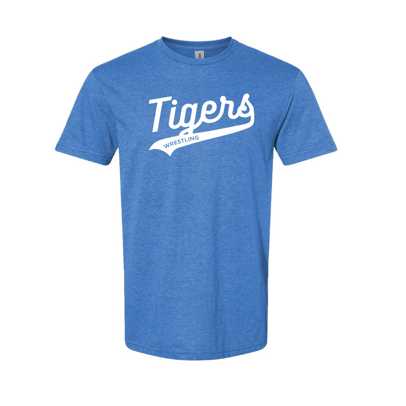 The Tigers Wrestling Swoosh | Royal Mist Tee