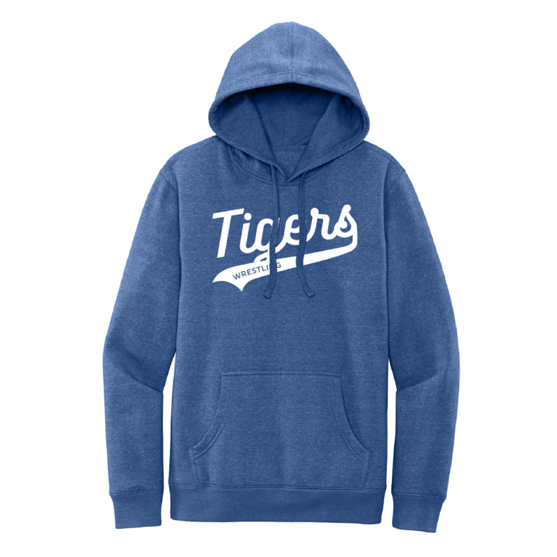 The Tigers Wrestling Swoosh | Royal Frost Hoodie