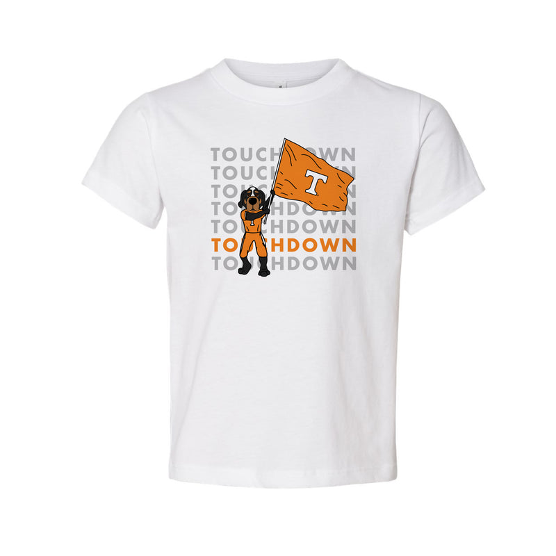 The Touchdown Smokey | Toddler White Tee