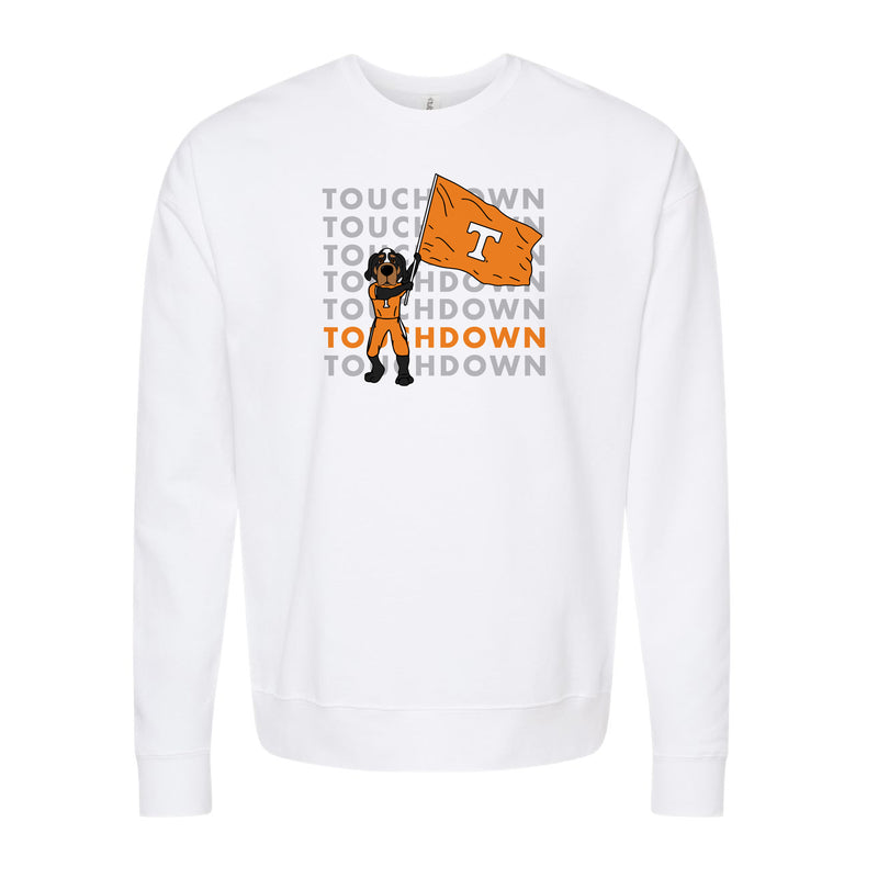 The Touchdown Smokey | White Sweatshirt