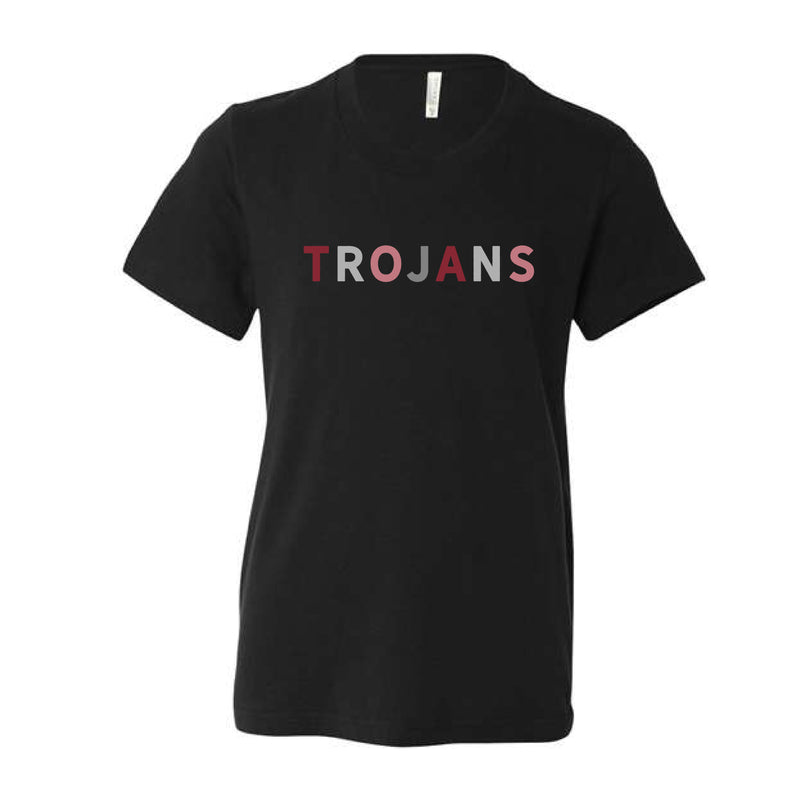The Trojans Multi | Youth Black Tee