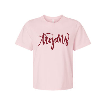 The Trojans Script | Soft Pink Tee
