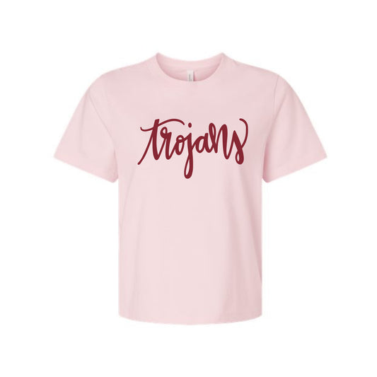 The Trojans Script | Soft Pink Tee