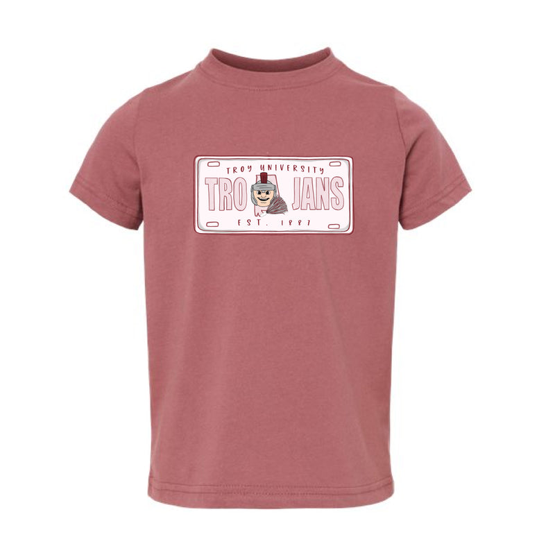The Troy License Plate | Toddler Rouge Tee