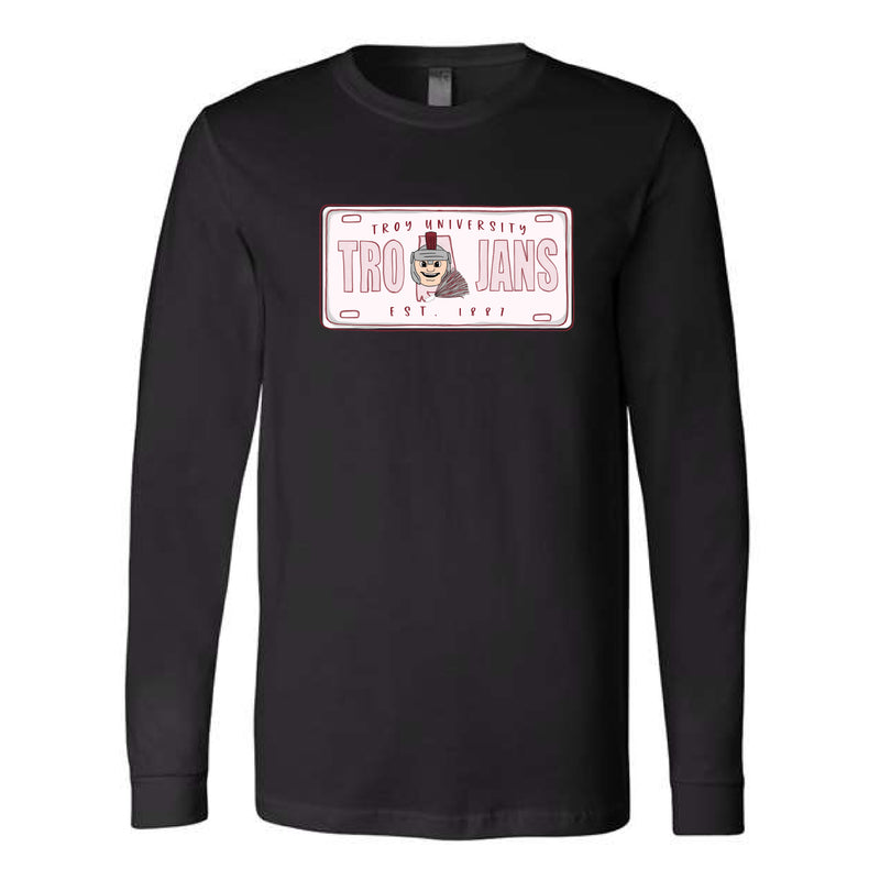 The Troy License Plate | Black Long Sleeve