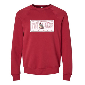 The Troy License Plate | Cardinal Sweatshirt